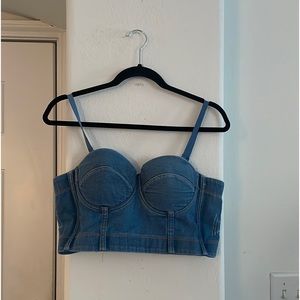 Blue Denim / Jeans Top Size L